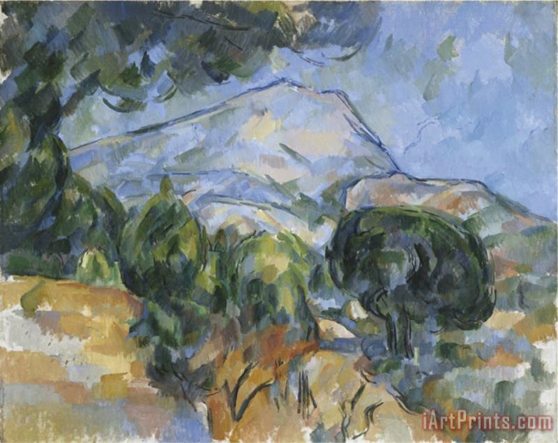 Paul Cezanne Mount Sainte Victorie C 1904 Art Print