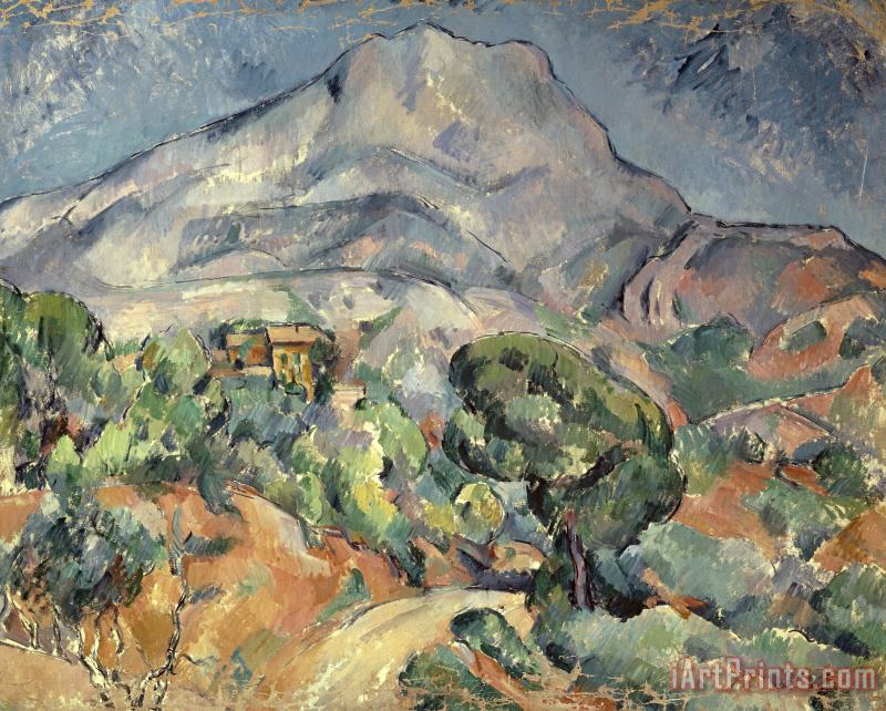 Paul Cezanne Mount St Victoirela Art Print