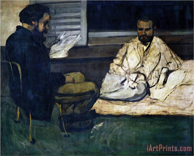 Paul Cezanne Paul Alexis Secretary to Zola Reading to Emile Zola 1869 1870 Art Painting