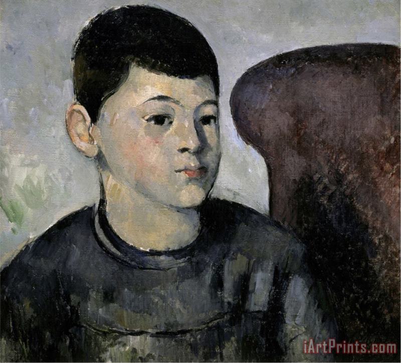 Portrait Du Fils De L Artiste painting - Paul Cezanne Portrait Du Fils De L Artiste Art Print