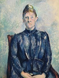 Paul Cezanne Portrait Of Madame Cezanne painting