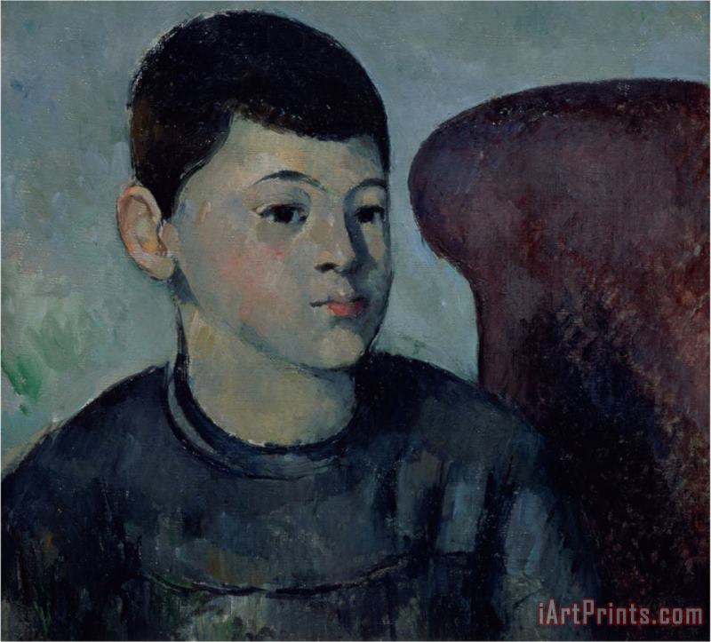 Portrait of Paul Cezanne The Artist's Son 1883 85 painting - Paul Cezanne Portrait of Paul Cezanne The Artist's Son 1883 85 Art Print