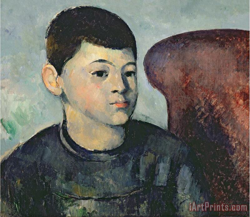 Portrait of The Artist's Son 1881 82 painting - Paul Cezanne Portrait of The Artist's Son 1881 82 Art Print