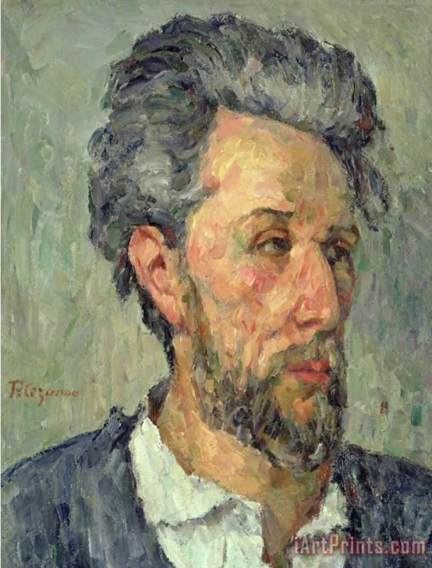 Portrait of Victor Chocquet 1876 77 painting - Paul Cezanne Portrait of Victor Chocquet 1876 77 Art Print