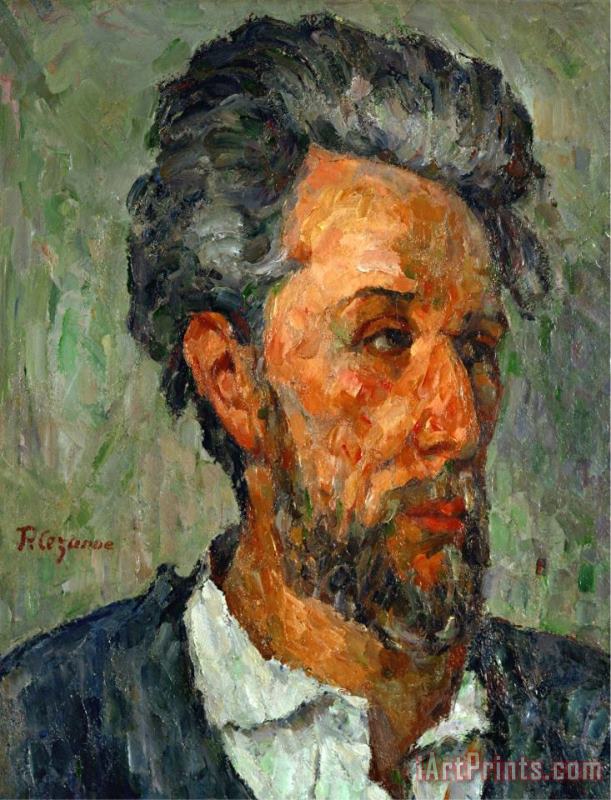 Paul Cezanne Portrait of Victor Choquet 1876 1877 Art Painting