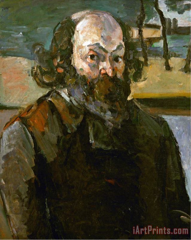 Paul Cezanne Self Portrait 1873 1876 Art Painting
