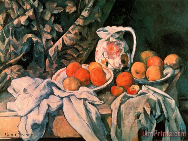 Still Life with Apples painting - Paul Cezanne Still Life with Apples Art Print