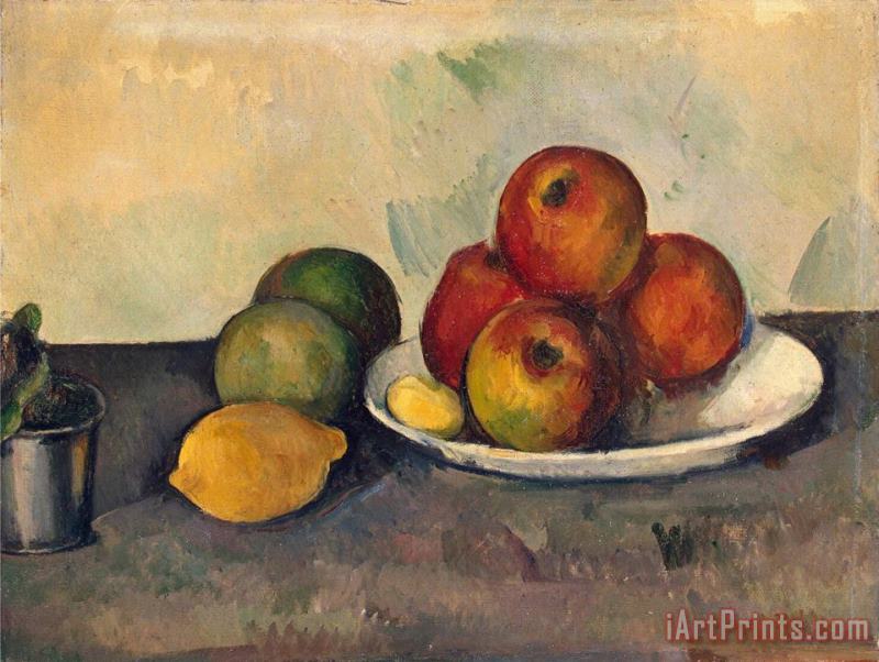 Paul Cezanne Still Life with Apples C 1890 Art Print