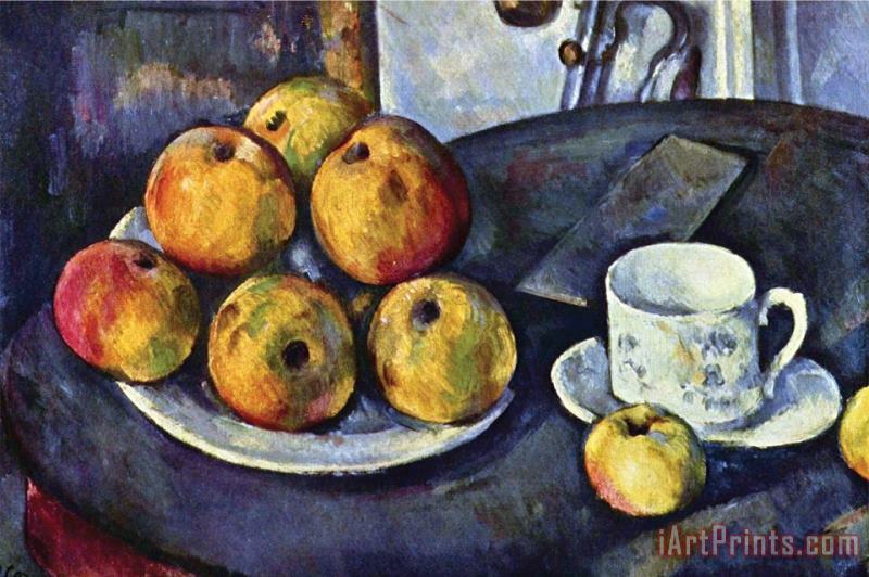 Still Life with Cup And Saucer painting - Paul Cezanne Still Life with Cup And Saucer Art Print