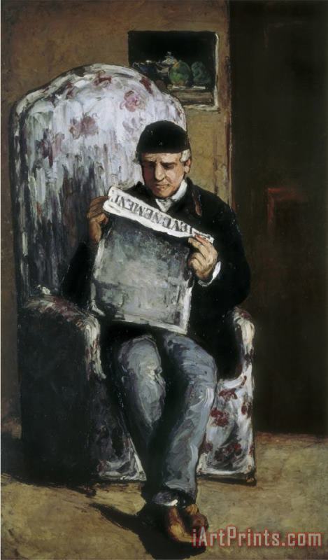 Paul Cezanne The Artist's Father Art Painting
