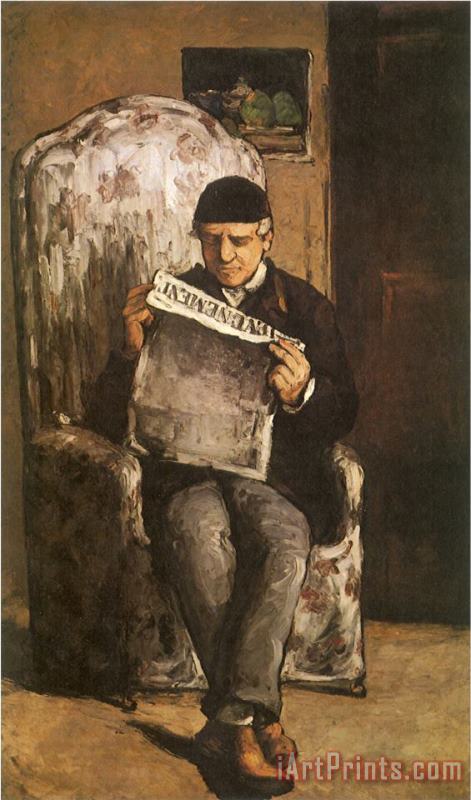 The Artist's Father 1866 painting - Paul Cezanne The Artist's Father 1866 Art Print