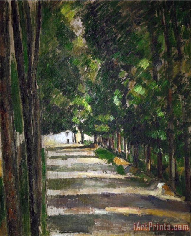 The Avenue Park of Chantilly Circa 1879 painting - Paul Cezanne The Avenue Park of Chantilly Circa 1879 Art Print