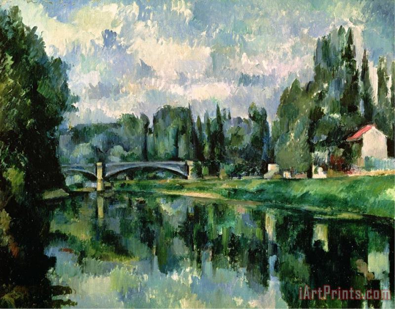Paul Cezanne The Banks of The Marne at Creteil Circa 1888 Art Painting