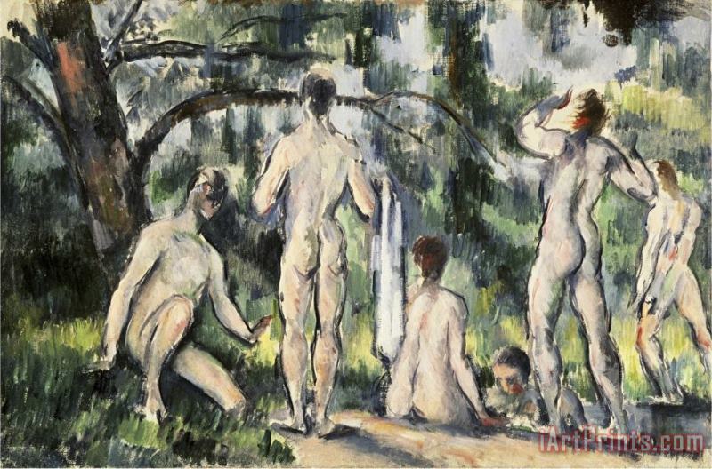 Paul Cezanne The Bathers Art Print