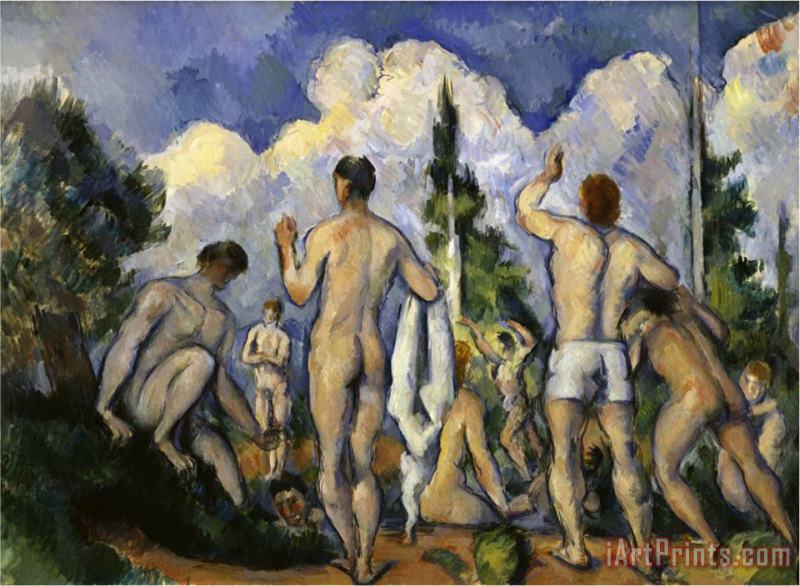 Paul Cezanne The Bathers C 1890 Art Painting