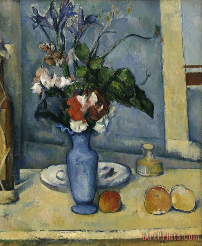 Paul Cezanne The Blue Vase C 1885 Art Print