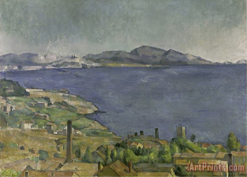 The Gulf of Marseilles painting - Paul Cezanne The Gulf of Marseilles Art Print