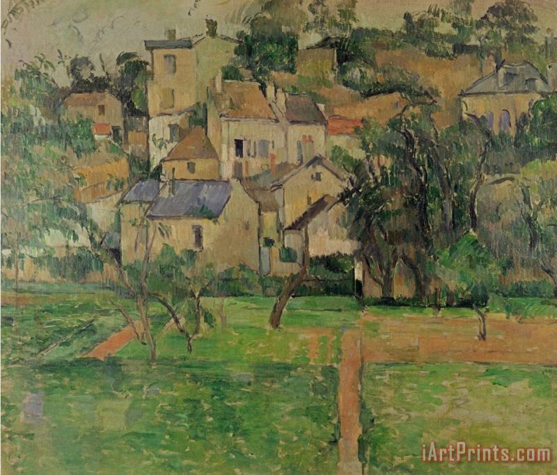 Paul Cezanne The Hermitage at Pontoise 1884 Oil on Canvas Art Print