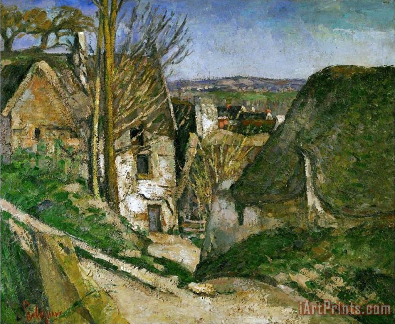 The House of The Hanged Man 1873 painting - Paul Cezanne The House of The Hanged Man 1873 Art Print