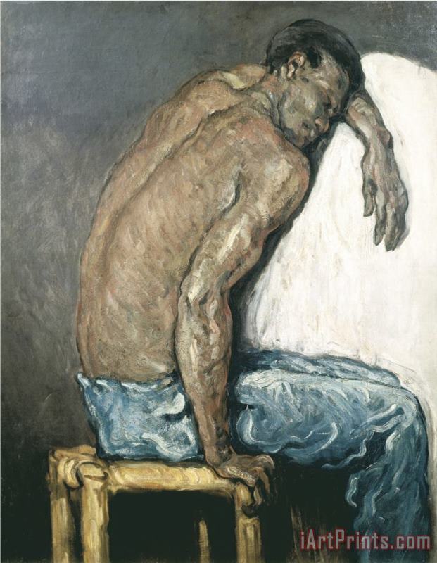 The Negro Scipion painting - Paul Cezanne The Negro Scipion Art Print
