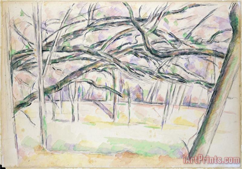 Paul Cezanne The Orchard C 1895 Art Print
