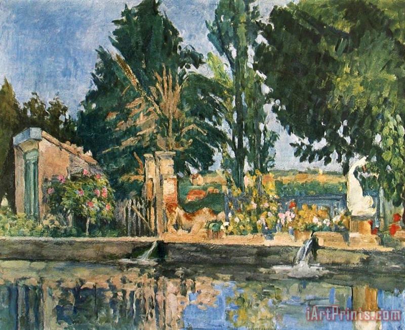The Park painting - Paul Cezanne The Park Art Print