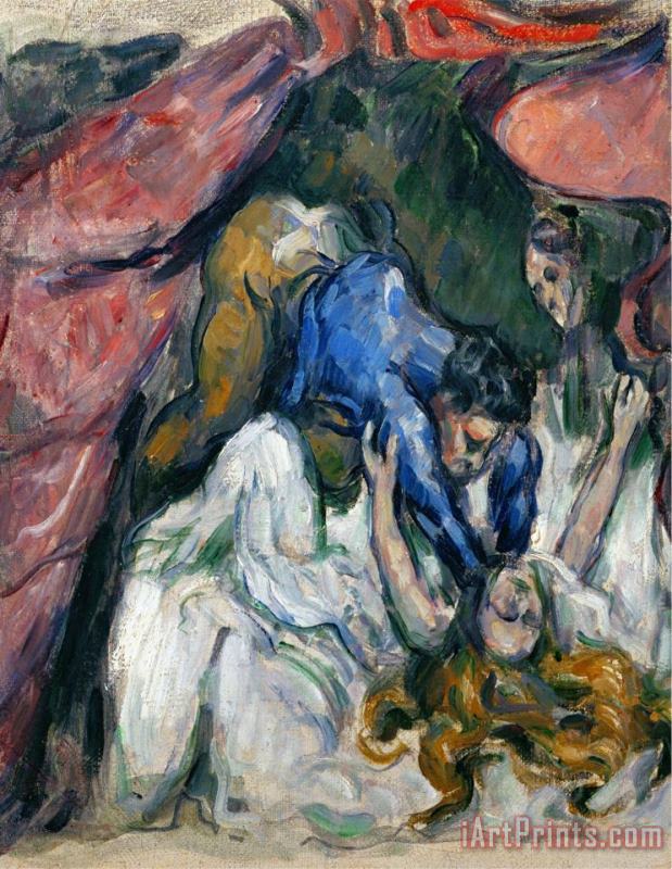 The Strangled Woman 1870 1872 painting - Paul Cezanne The Strangled Woman 1870 1872 Art Print