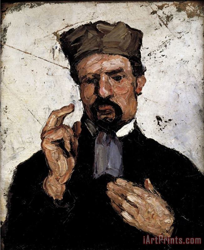 The Uncle painting - Paul Cezanne The Uncle Art Print