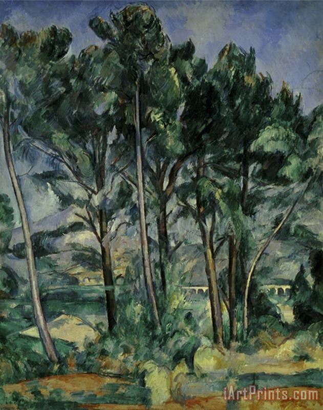 Paul Cezanne The Viaduct Art Painting