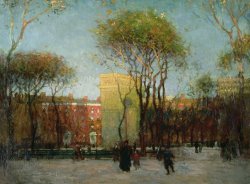 Paul Cornoyer Washington Square New york