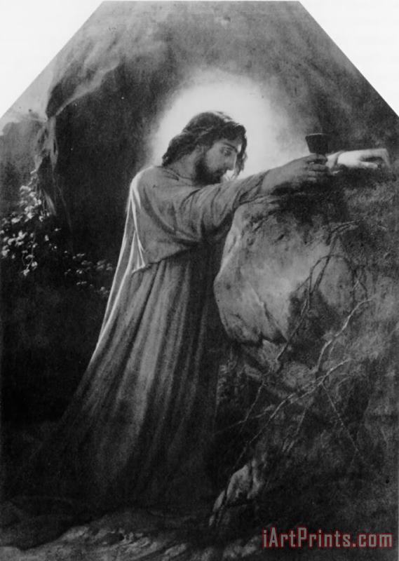 Christ on The Mount of Olives painting - Paul Delaroche Christ on The Mount of Olives Art Print