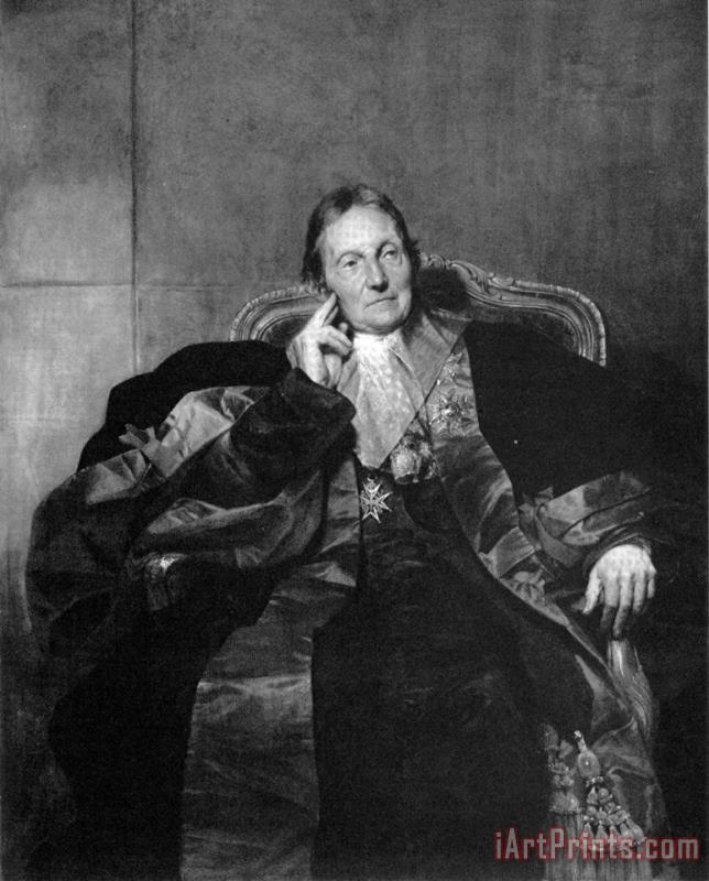 Paul Delaroche Portrait of a Marquise Art Painting
