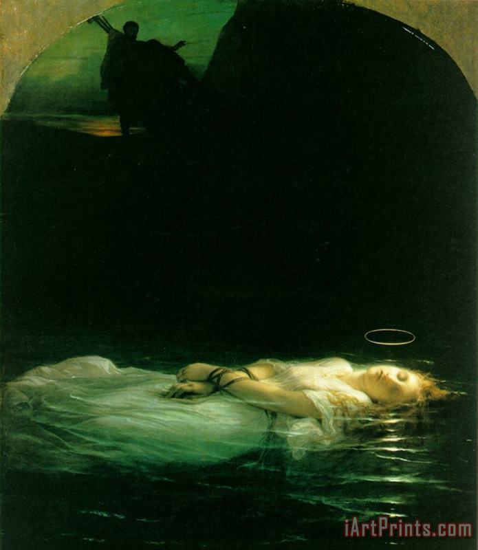 Paul Delaroche Young Christian Martyr Art Painting