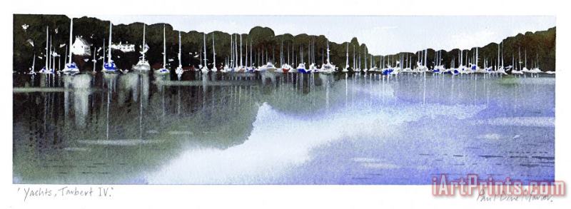 Paul Dene Marlor Yachts Tarbert iv Art Print