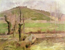 Paul Gauguin Les Dindons (pont Aven Landscape), 1888 Framed Print