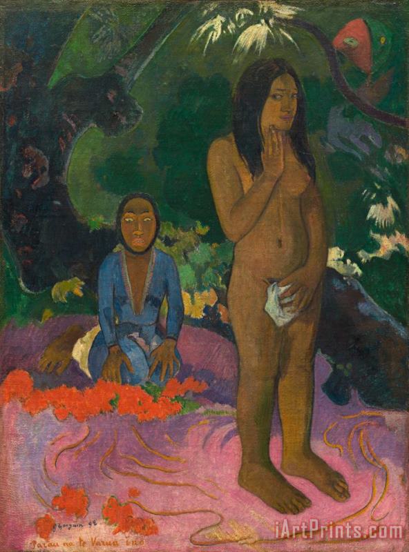 Parau Na Te Varua Ino painting - Paul Gauguin Parau Na Te Varua Ino Art Print