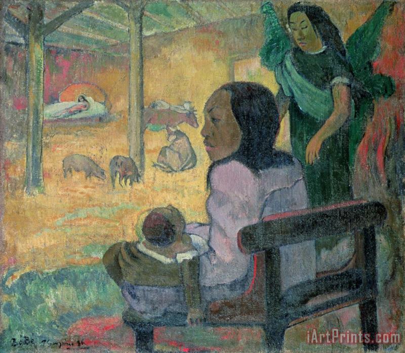 Paul Gauguin The Nativity Art Print