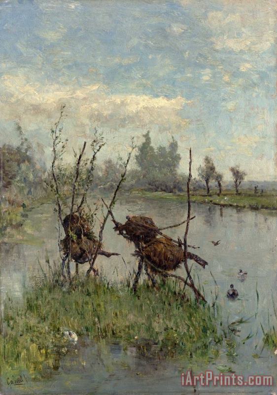 Ducks' Nests painting - Paul Joseph Constantin Gabriel Ducks' Nests Art Print