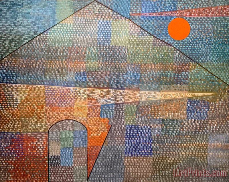 Ad Parnassum Kunstpostkarte Paul Klee 