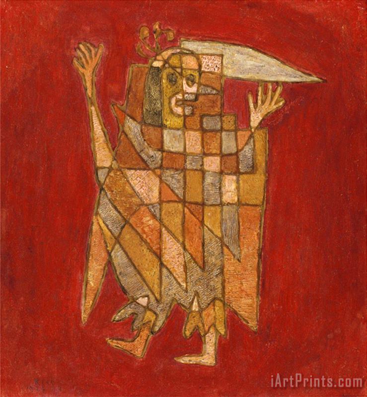 Paul Klee Allegorical Figure Allegorische Figurine Verblassung Art Print