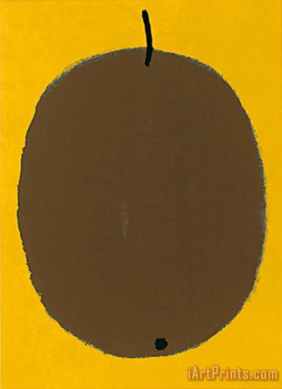 Apple C 1934 painting - Paul Klee Apple C 1934 Art Print
