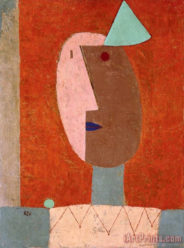 Paul Klee Clown Art Painting