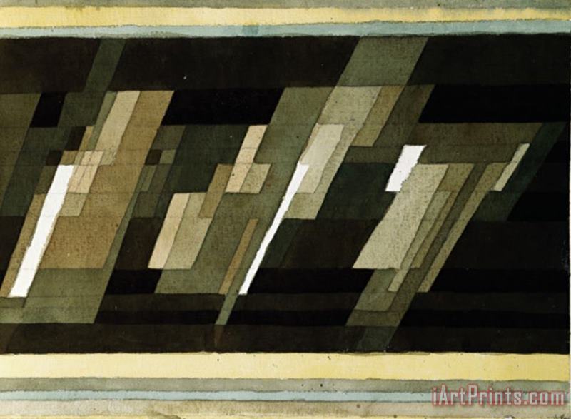 Paul Klee Diagonal Medien 1922 Art Painting