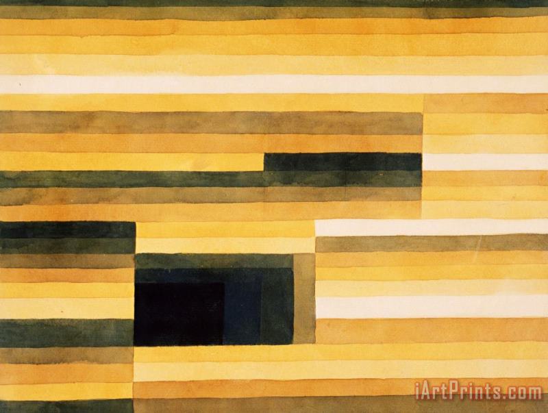 Paul Klee Felsenkamer Art Painting