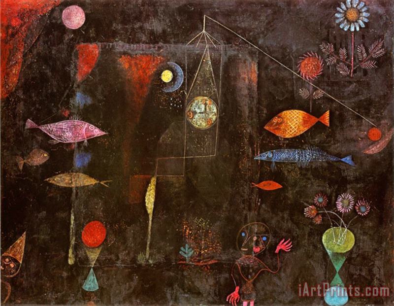Paul Klee Fish Magic Art Painting