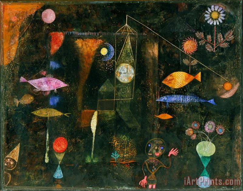 Fish Magic painting - Paul Klee Fish Magic Art Print