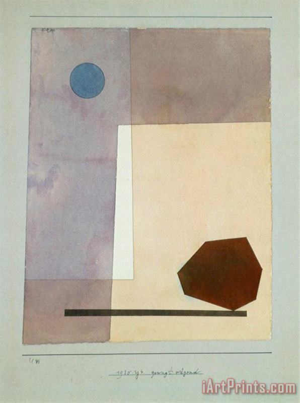 Gewagt Waegend painting - Paul Klee Gewagt Waegend Art Print