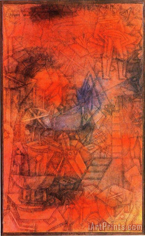 Paul Klee Groynes 1925 Art Painting