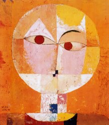 Paul Klee Head of Man Going Senile C 1922