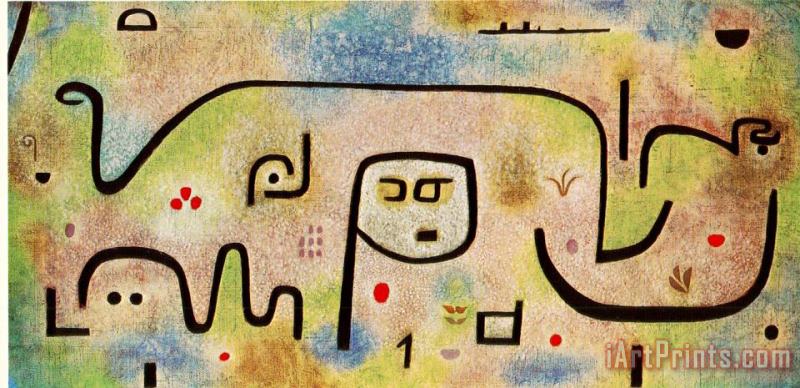 Paul Klee Insula Dulcamara 1921 Art Painting